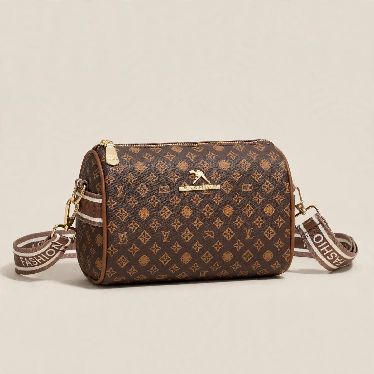 LUXE CARRY - Signature Monogram Crossbody - Pillow Bag